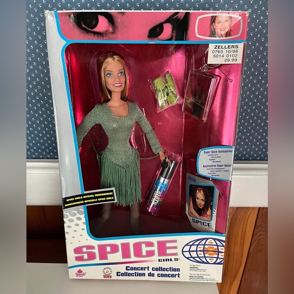 Other - Spice Girls - Geri Halliwell GINGER SPICE concert edition 12" Doll 1997